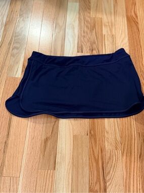 Athleta Navy Performance Skort with Built-In Liner